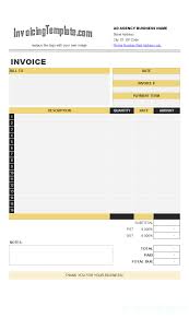Advertising Agency Invoice Template