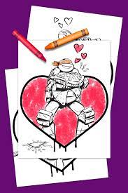 Ninja turtle leonardo coloring pages. Tmnt Valentine S Day Coloring Pack Nickelodeon Parents