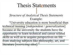 thesis statement analytical essay writing a good thesis statement    