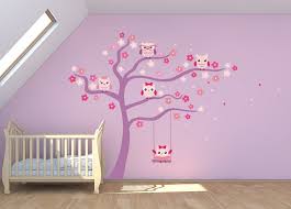 This Cute Owl Tree Wall Decal Is