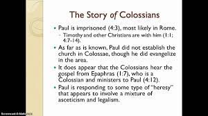 background to colossians and philemon