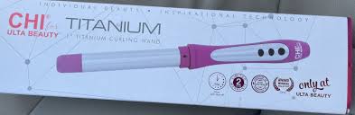 chi anium curling iron wand 1 inch