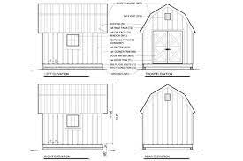 10x12 Barn Shed Plans Gambrel Shed