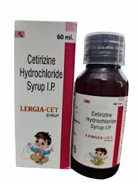 cetirizine hcl syrup for clinical