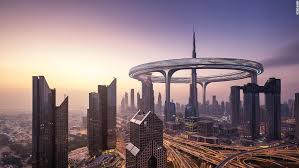 Downtown Circle: Dubai architects design a massive ring to encircle the  Burj Khalifa - CNN Style gambar png