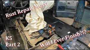 rusty floor pan replacement and repair