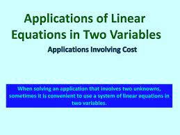 ppt s of linear equations