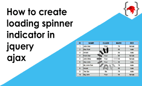 how to create loading spinner indicator