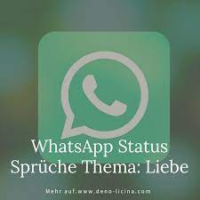 WhatsApp Status Sprüche Thema: Liebe, Beziehung