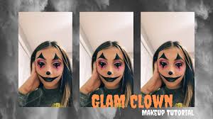 glam clown makeup tutorial the lodi