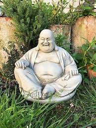 fat buddha laughing travelling stone
