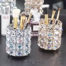 diamond studded makeup accessories