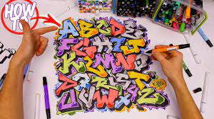 how to draw graffiti letters tutorial