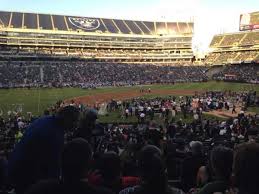 oakland coliseum section 120 home of