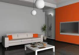 Living Room Orange Paint Colors For