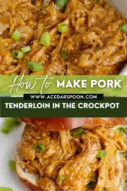 make pork tenderloin in the slow cooker