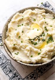 creamy herb infused mashed potatoes