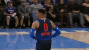 Видео russell westbrook posts 16 points, 15 assists & 13 rebounds vs. Rocking Russell Westbrook Gif By Nba Find Share On Giphy