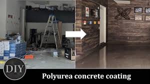 diy garage floor coating using polyurea