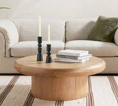 torrid round coffee table pottery barn