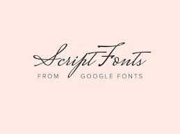 best free elegant script fonts from