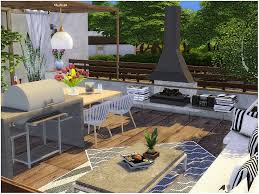 Sims Resource Stunning Rooftop Terrace
