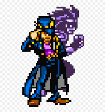 Pixilart is an online pixel drawing application and social platform for creative minds who want to venture into the world of art, games, and programming. Jump Ultimate Stars Art Jojo Pixel Art Minecraft Hd Png Download Vhv
