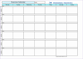 028 Weekly Workout Schedule Template Ideas Work Out