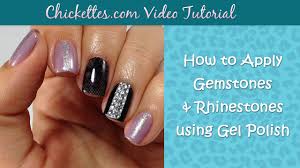 How To Apply Gemstones And Rhinestones With Gel Polish