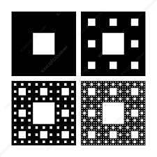 sierpinski carpet fractal pattern