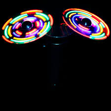 6 Light Up Double Spinner Fan Glowuniverse Com