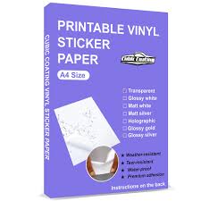 clear sticker paper