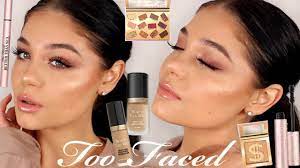 one brand makeup tutorial too faced
