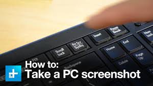 how to take a screenshot on a pc or