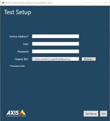 Axis Camera Station Device Compatibility Tool Axis