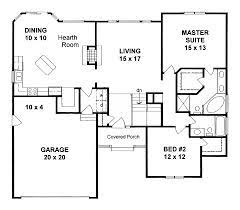 House Plan 62622 Traditional Style