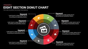 8 Section Donut Chart Powerpoint Template And Keynote