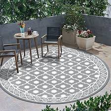 round outdoor rug for patios