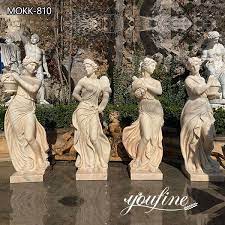 marble four season garden statues