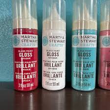 6 Martha Stewart Crafts Glass Paint Nos