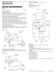 Battery disconnect switch wiring diagram disconnect switch wiring perko circuit diagram 1 wiring diagram source. Attwood 4 Way Battery Selector Switch User Manual 2 Pages