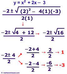 Quadratics Quadratic Equation Equations