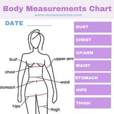 Body Measurements Chart To Help You Measure Your Results