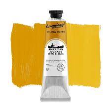 American Journey Artists Oil Color Yellow Ochre 60 Ml