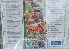 menu of jade garden restaurant