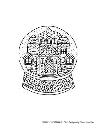 Snow globe coloring page coloring pages winter coloring books. Christmas Coloring Pages The Best Ideas For Kids