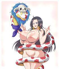 Boa Hancock Nude By Lewdamone | One Piece Premium Hentai