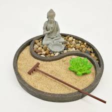 Zen Garden Kit Black Indoor Zen Garden