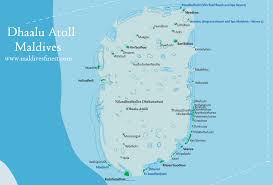 Maldives Map With Resorts Airports And Local Islands 2019