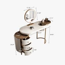 vanity table set modern makeup vanity